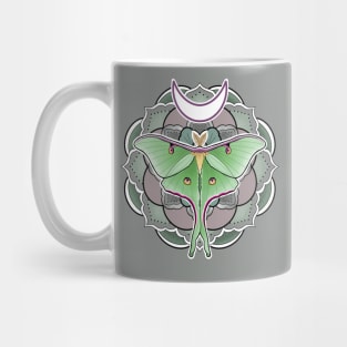 Mandala Luna Moth Mug